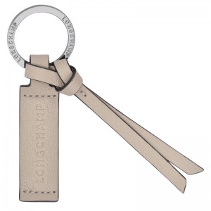 Men's Longchamp 3D Key Rings Clay Grey | LJHPS-2381