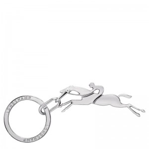 Men's Longchamp Cavalier Key Rings Silver | MYAFJ-5614