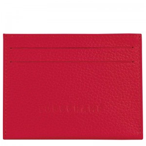 Men's Longchamp Le Foulonné Cardholders Love Red | YPDVA-0621