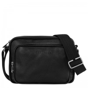 Men's Longchamp Le Foulonné S Camera Bag Black | RFGPJ-6853