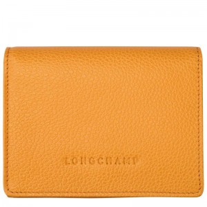 Men's Longchamp Le Foulonné Wallets Apricot Orange | FXDWL-8615