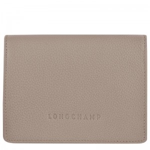 Men's Longchamp Le Foulonné Wallets Turtledove Grey | SZFNA-6973