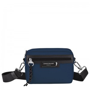 Men's Longchamp Le Pliage Energy S Camera Bag Navy | BCUMP-9754