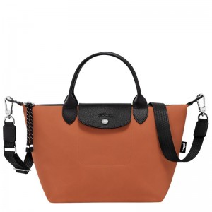 Men's Longchamp Le Pliage Energy S Handbags Sienna Red | HWXKT-7904