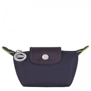 Men's Longchamp Le Pliage Green Coin Purses Bilberry Purple | LHQCN-7259