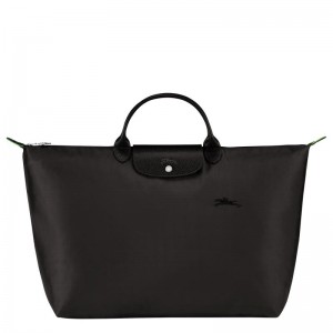 Men's Longchamp Le Pliage Green S Travel Bags Black | YGQZU-7941
