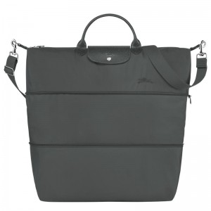 Men's Longchamp Le Pliage Green expandable Travel Bags Graphite Grey | WCUNL-4805