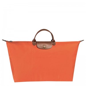 Men's Longchamp Le Pliage Original M Travel Bags Orange | XYNJK-4872
