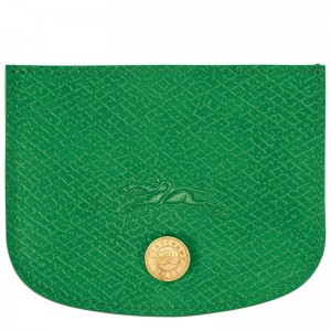 Men's Longchamp Épure Cardholders Green | CYFIX-6241