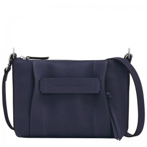 Women's Longchamp 3D S Crossbody Bags Bilberry Purple | PNAMQ-5108