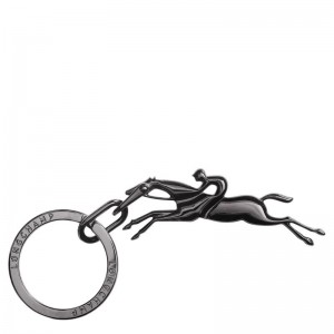 Women's Longchamp Cavalier Key Rings Black | AOWGK-4256