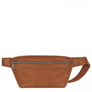 Women's Longchamp Le Foulonné M Belt Bags Caramel Brown | RSZLW-8257