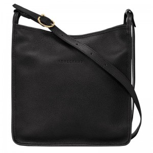Women's Longchamp Le Foulonné M Crossbody Bags Black | VOBTZ-7346