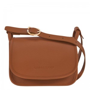 Women's Longchamp Le Foulonné S Crossbody Bags Caramel Brown | ZUGQN-0598