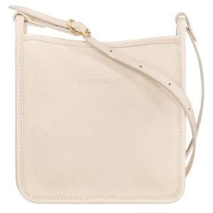 Women's Longchamp Le Foulonné S Crossbody Bags Paper White | TEQSY-6127