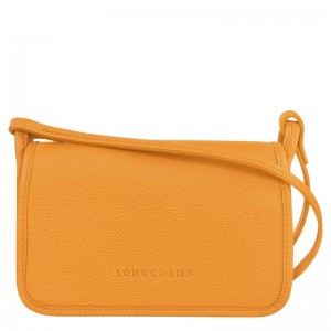 Women's Longchamp Le Foulonné XS Clutch Purse Apricot Orange | RALME-4915