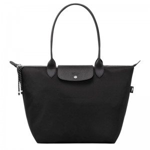 Women's Longchamp Le Pliage Energy L Tote Bag Black | VRODN-2451