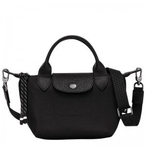 Women's Longchamp Le Pliage Energy XS Handbags Black | FSJKO-0592