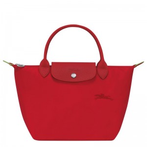 Women's Longchamp Le Pliage Green S Handbags Tomato Red | GKYBX-8470