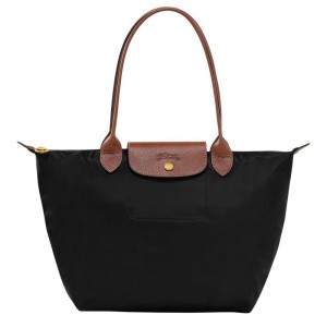 Women's Longchamp Le Pliage Original M Tote Bag Black | RDCWG-8753