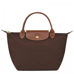 Women's Longchamp Le Pliage Original S Handbags Ebony Brown | RDFJP-9384
