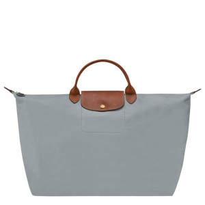 Women's Longchamp Le Pliage Original S Travel Bags Steel Grey | FPIZB-3418
