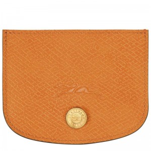 Women's Longchamp Épure Cardholders Apricot Orange | WCJLO-9284