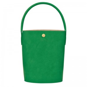 Women's Longchamp Épure S Bucket Bag Green | RXMOA-5864