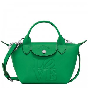 Women's Longchamp x Robert Indiana XS Handbags Green | SVMBR-8352