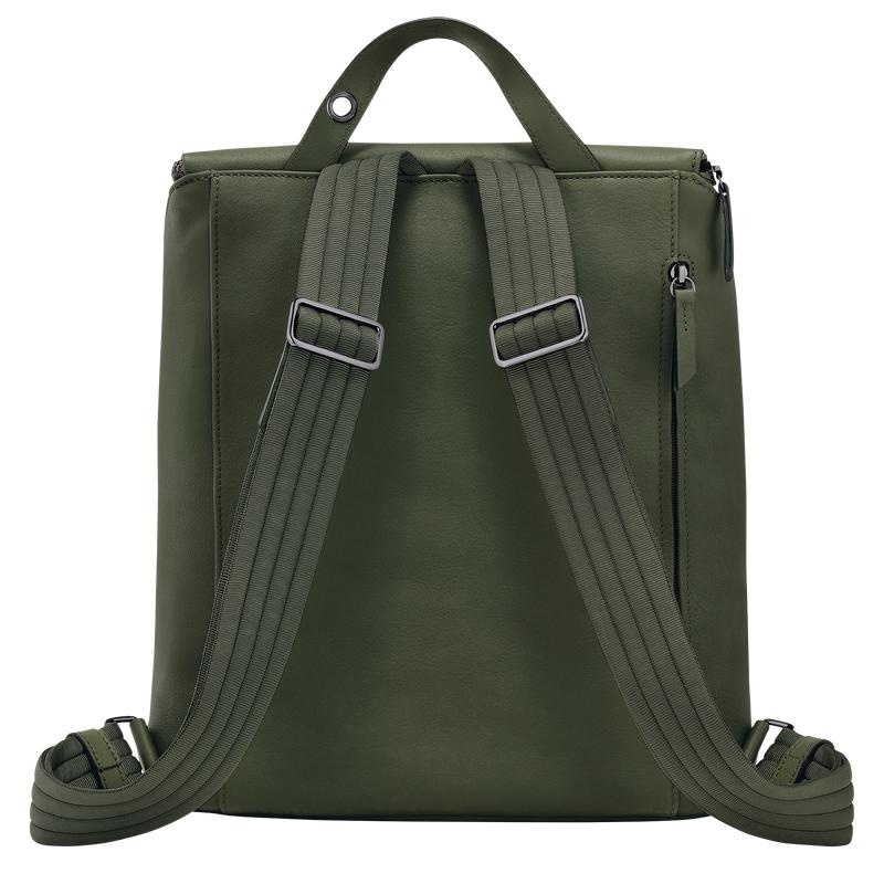 Men's Longchamp 3D M Backpacks Khaki | BHQMT-0385