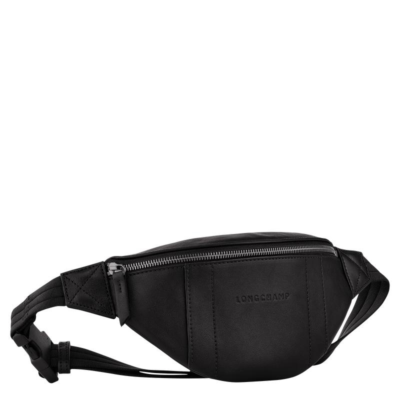 Men's Longchamp 3D S Belt Bags Black | UGIVT-2149