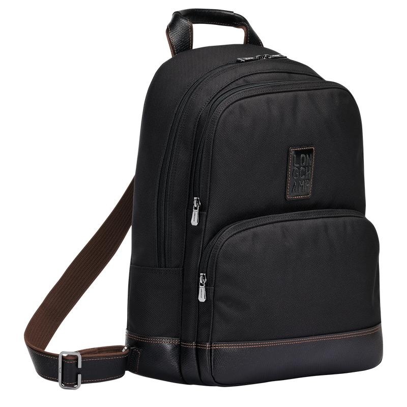 Men's Longchamp Boxford Backpacks Black | PINQK-8693