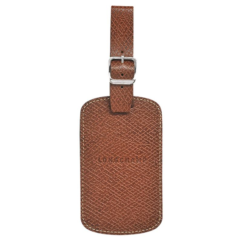 Men\'s Longchamp Boxford Luggage Tags Brown | MERNU-5641