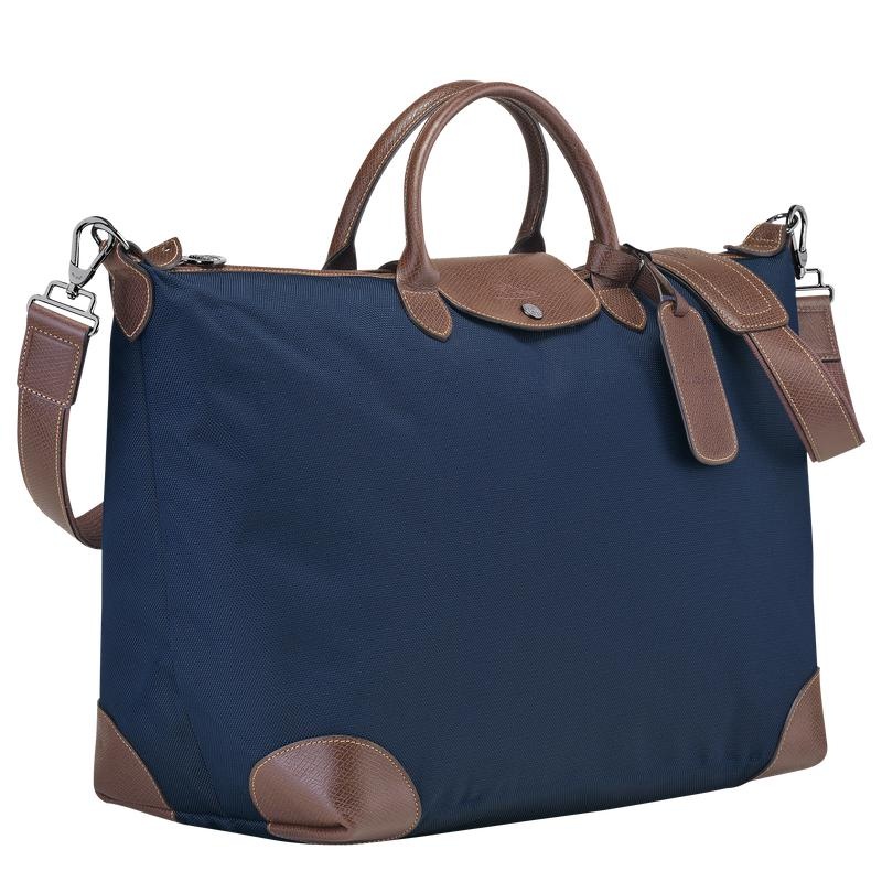 Men's Longchamp Boxford S Travel Bags Blue | XNPUE-4310