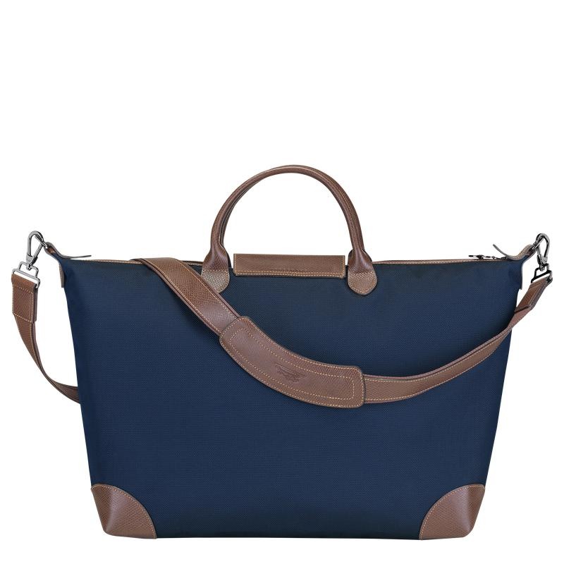 Men's Longchamp Boxford S Travel Bags Blue | XNPUE-4310