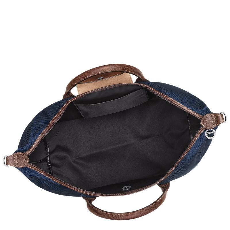 Men's Longchamp Boxford S Travel Bags Blue | XNPUE-4310