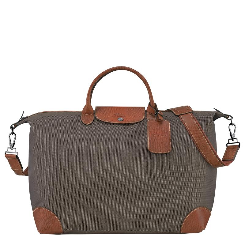 Men\'s Longchamp Boxford S Travel Bags Brown | MCWJH-5683