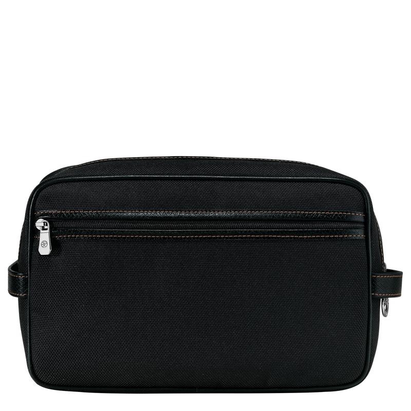 Men's Longchamp Boxford Toiletry Bags Black | SYCFG-4062