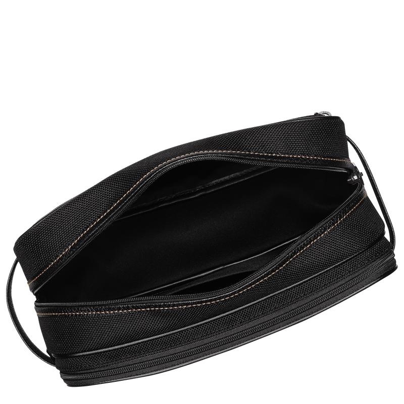 Men's Longchamp Boxford Toiletry Bags Black | SYCFG-4062