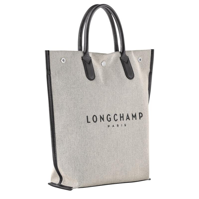 Men's Longchamp Essential M Tote Bag Ecru White | OMQDI-0986