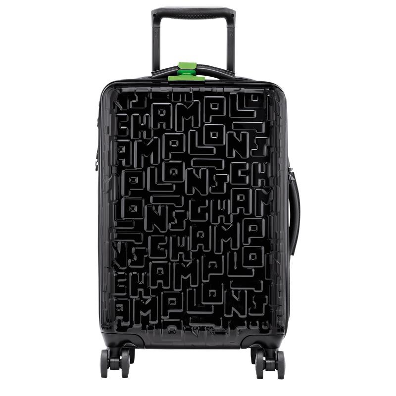 Men\'s Longchamp LGP Travel M Suitcase Suitcase Black | HIBWU-4958