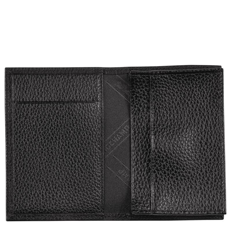 Men's Longchamp Le Foulonné Cardholders Black | EOHNJ-9380