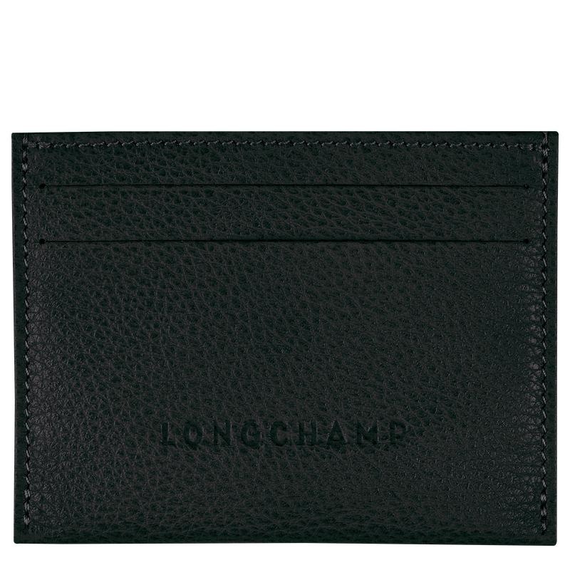 Men\'s Longchamp Le Foulonné Cardholders Black | MONQA-9483