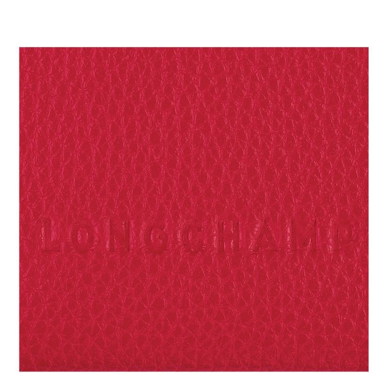 Men's Longchamp Le Foulonné Cardholders Love Red | YPDVA-0621