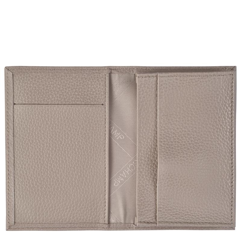 Men's Longchamp Le Foulonné Cardholders Turtledove Grey | TAHFW-4701