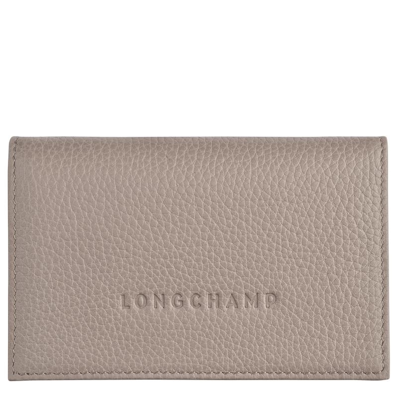 Men\'s Longchamp Le Foulonné Cardholders Turtledove Grey | TAHFW-4701