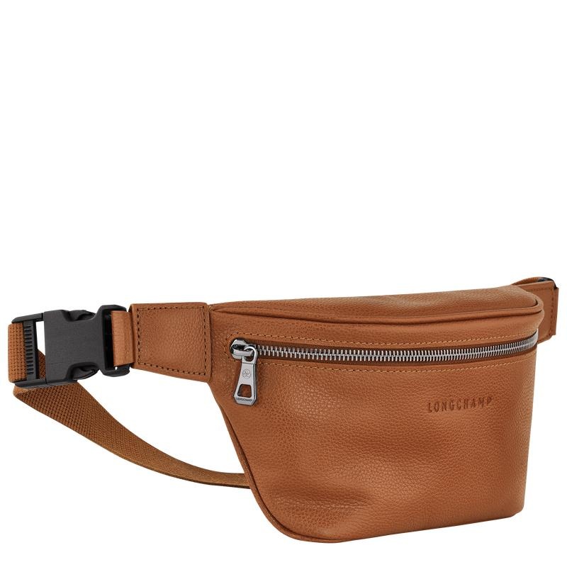 Men's Longchamp Le Foulonné M Belt Bags Caramel Brown | LDWHP-2487