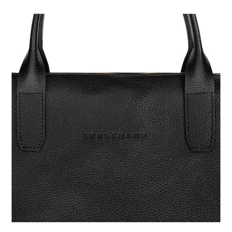 Men's Longchamp Le Foulonné S Briefcase Black | KVORG-5374