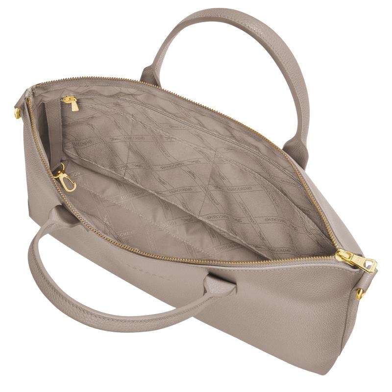 Men's Longchamp Le Foulonné S Briefcase Turtledove Grey | GHRFE-4961