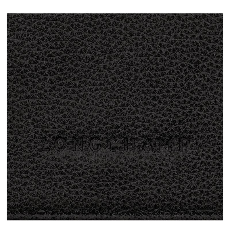 Men's Longchamp Le Foulonné Wallets Black | IBNTQ-5602